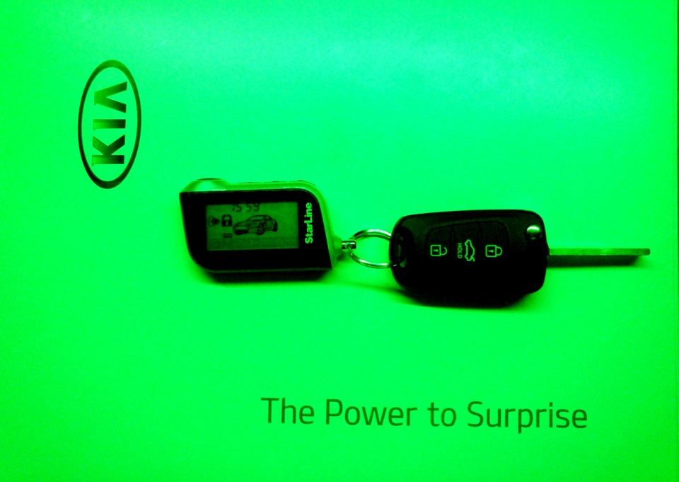 Сигнализация Старлайн А93 — KIA Rio (3G), 1,6 л, 2014 года ...