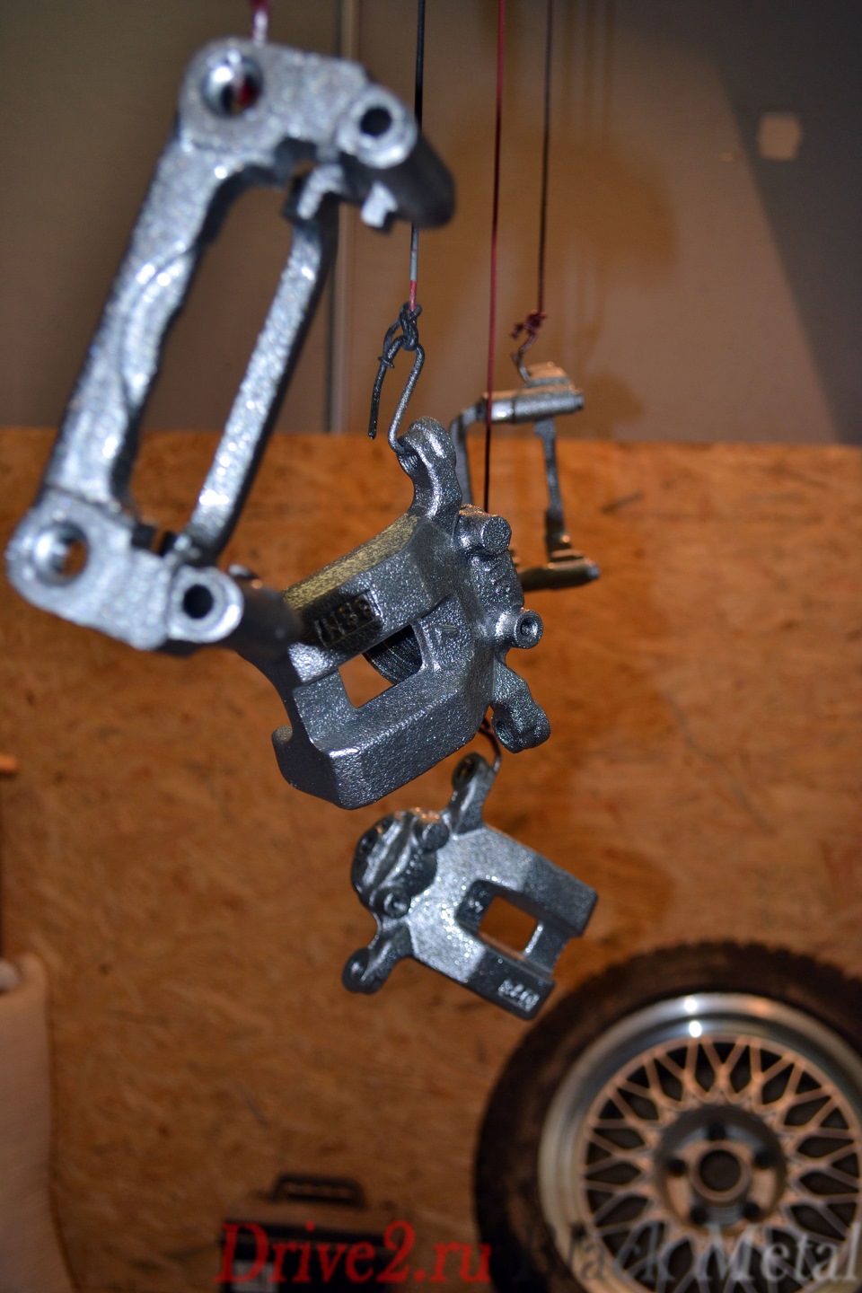 The standard repair of the calipers