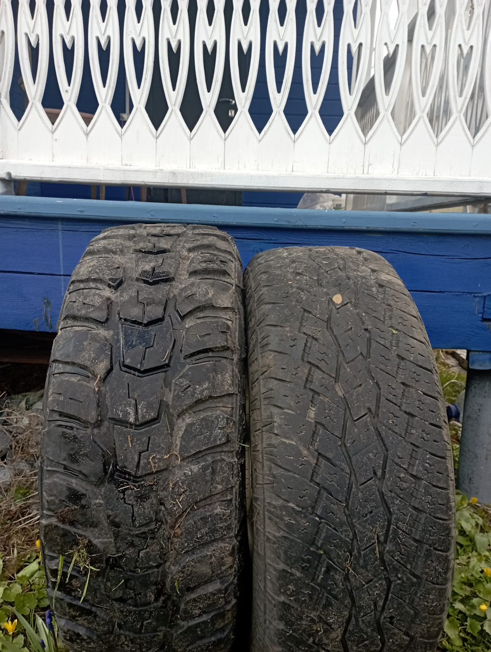 М/T kumho б.у отзыв — Jeep Grand Cherokee (WK), 4,7 л, 2005 года шины