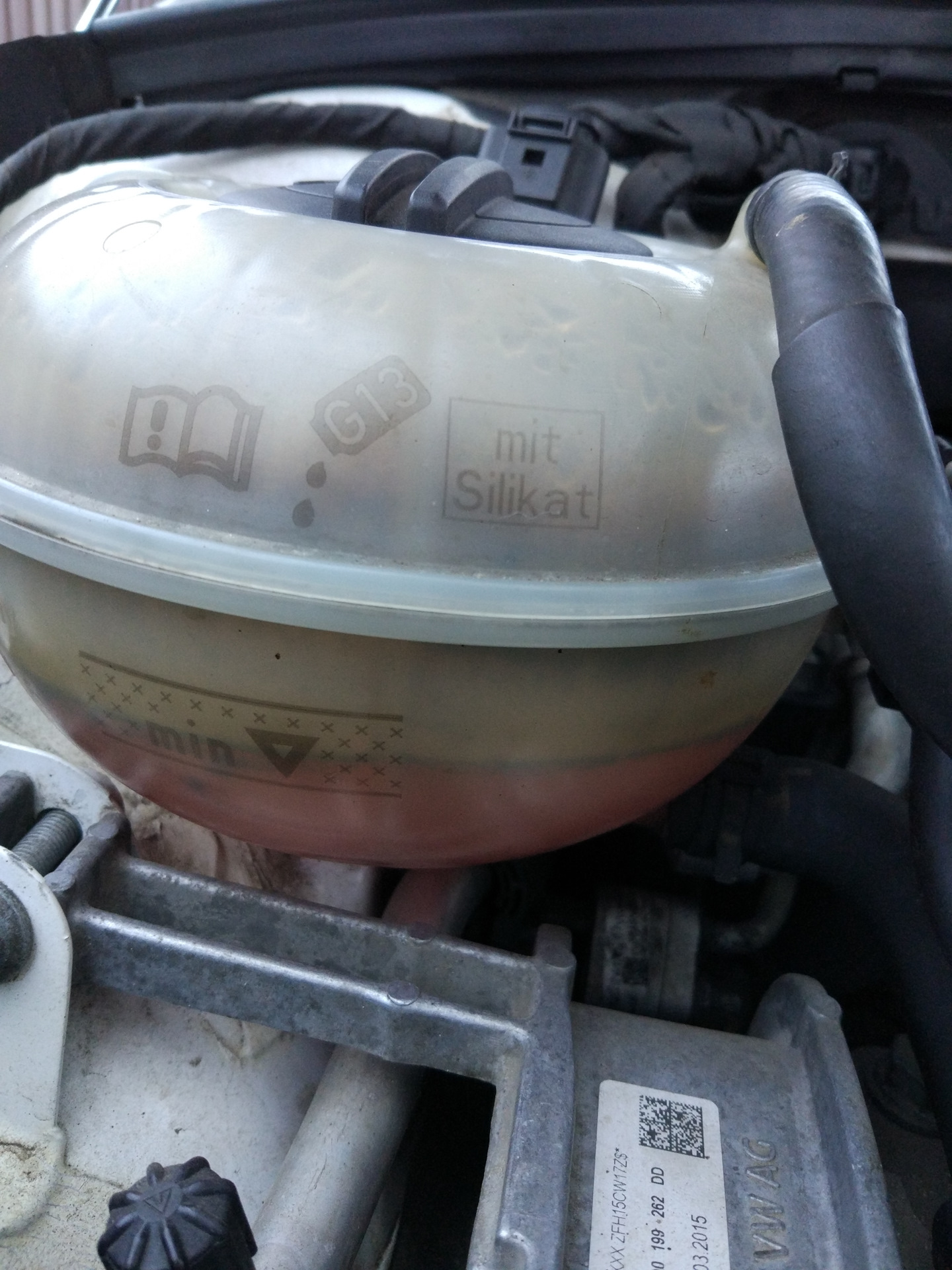 Масло в расширительном бачке. Замена прокладок теплообменника, поддона ...