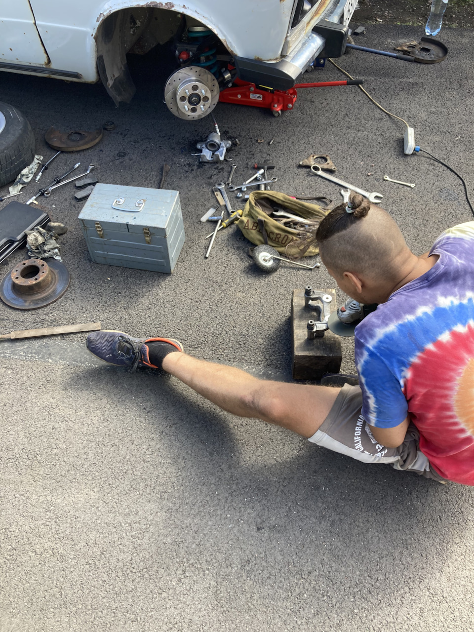 Установили тормоза 2110 на жи6 — DRIVE2