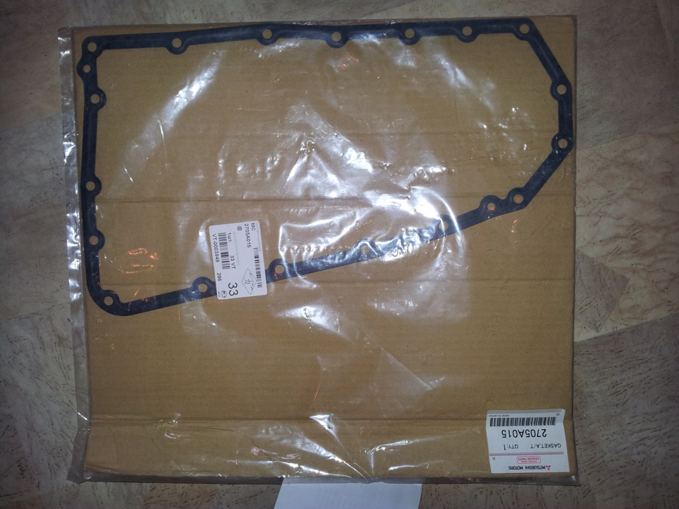 2705A015 Прокладка поддона АКПП (CVT) PSA 4007, 4008, C-Crosser 2.4i ...