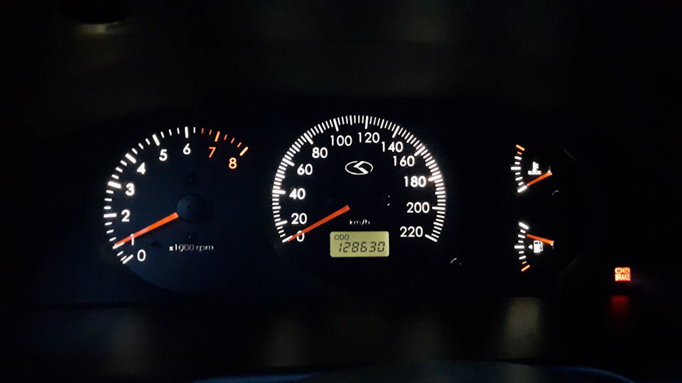 Плавное включение подсветки приборов — KIA Spectra, 1,6 л, 2006 года ...