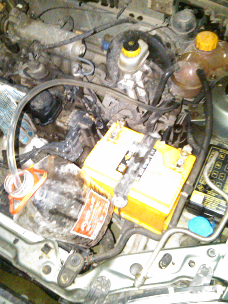 Замена жидкости в гуре — Chevrolet Lanos, 1,5 л, 2007 года | расходники ...
