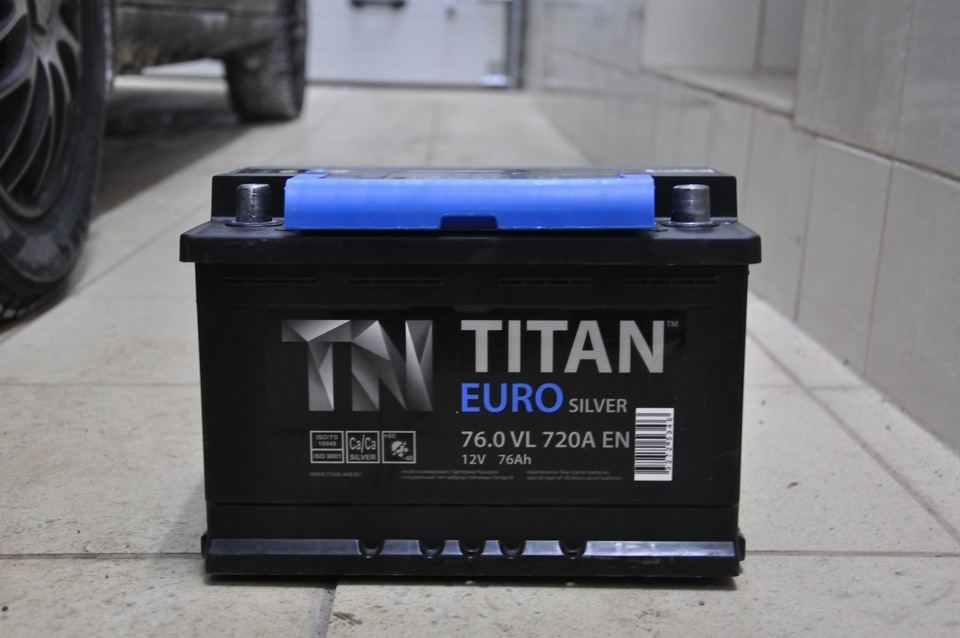 Аккумулятор titan euro silver 85 ah 12v пуск ток 800 а обратная полярность газель next