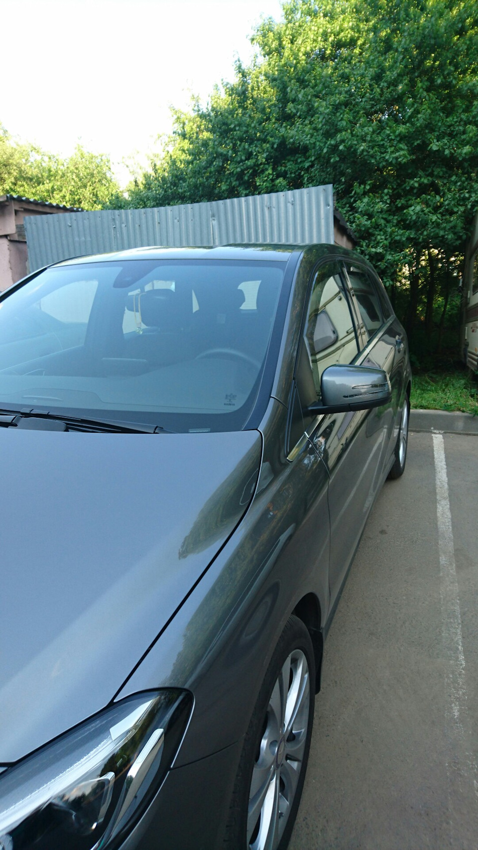 Экстерьер. Установка дефлекторов окон — Mercedes-Benz B-Class (W246), 1 ...