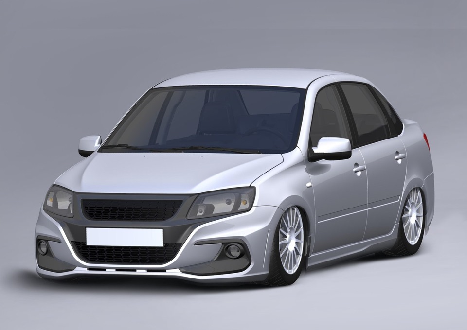 Лада Гранта комплект "Реванш" - Lada Гранта, 1,6 л, 2013 года стайлинг DRIVE2