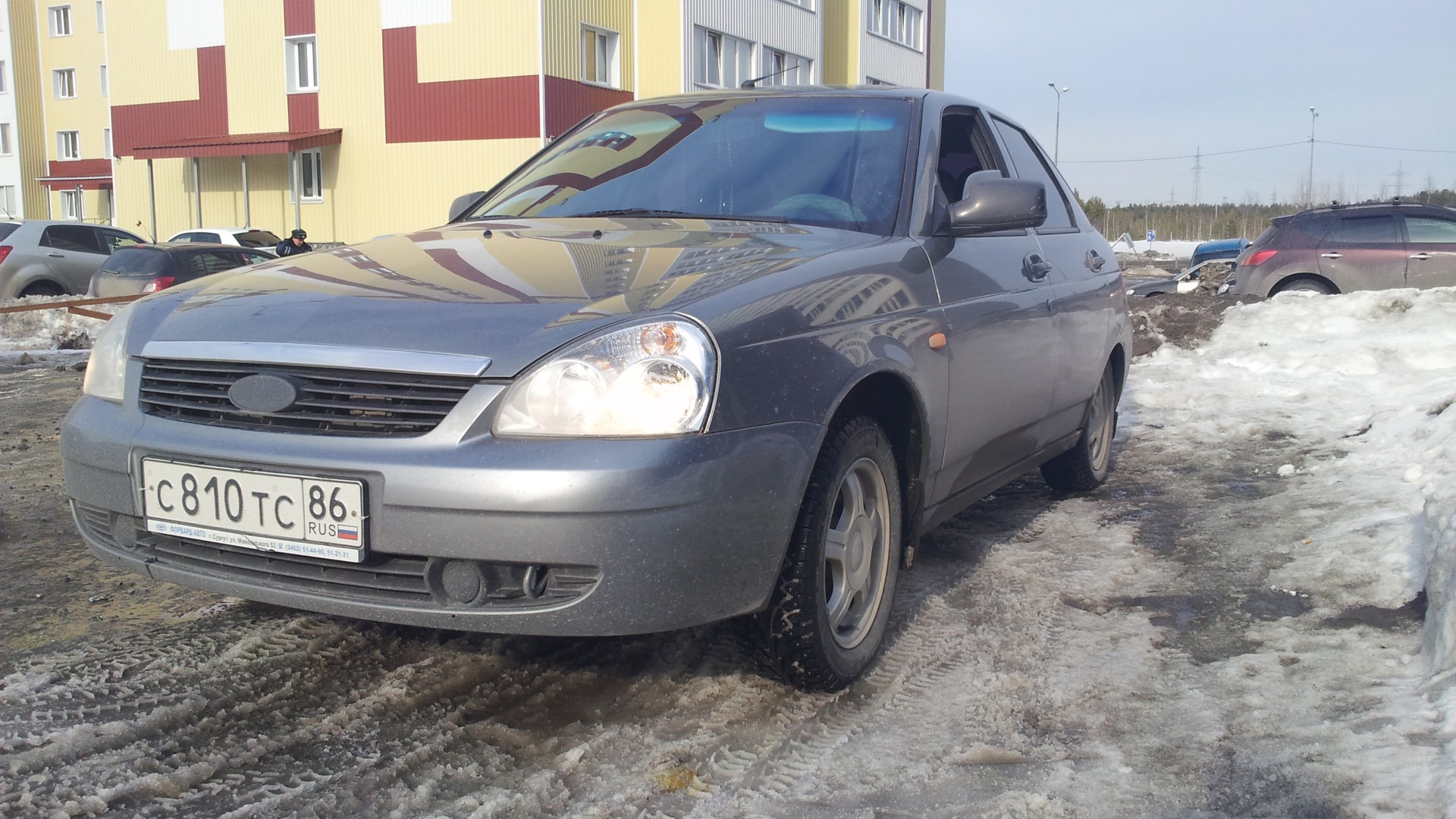 Lada Приора хэтчбек 1.6 бензиновый 2010 | музыка для души на DRIVE2