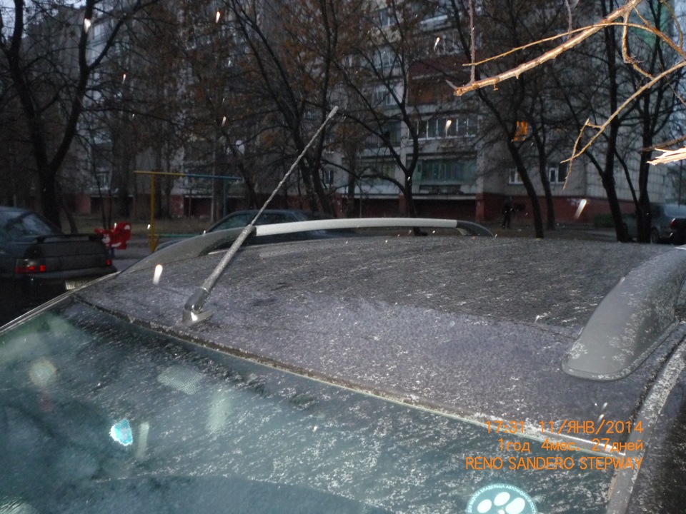 замена антенны — Renault Sandero Stepway (1G), 1,6 л, 2012 года ...