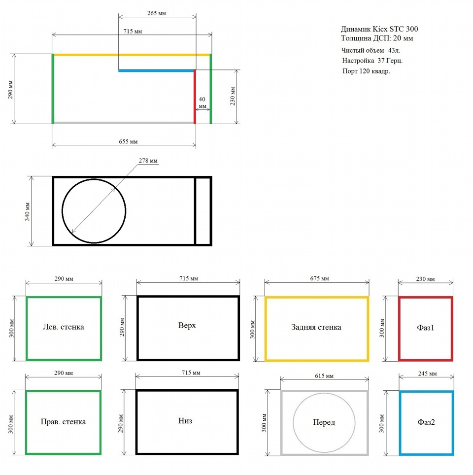 Чертеж короба для сабвуфера. Иволга 12 короб чертеж. Чертежи короба под Кикс 15 дюймов.