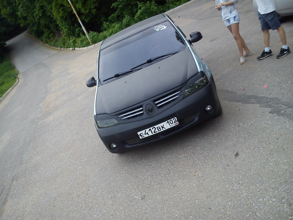 Ближе к стоку — Renault Logan (1G), 1,4 л, 2007 года | просто так | DRIVE2