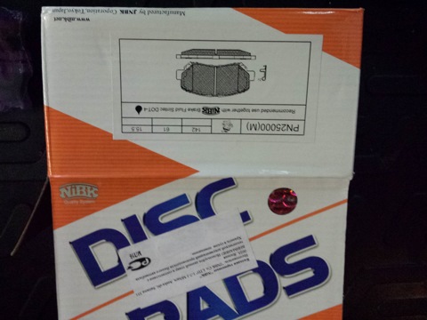 PN25000 Тормозные колодки (дисковые), передние NIBK | Запчасти на DRIVE2