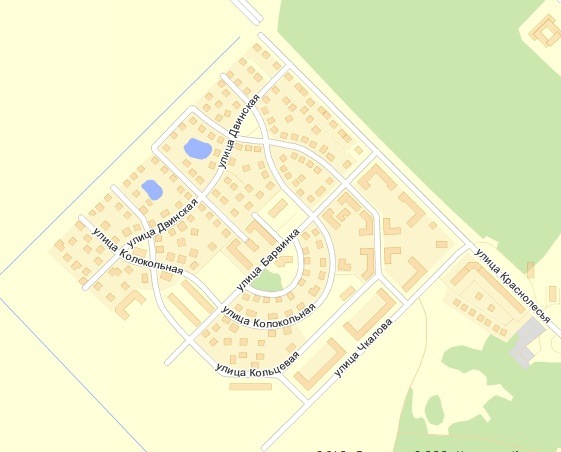 Карта екатеринбург краснолесье