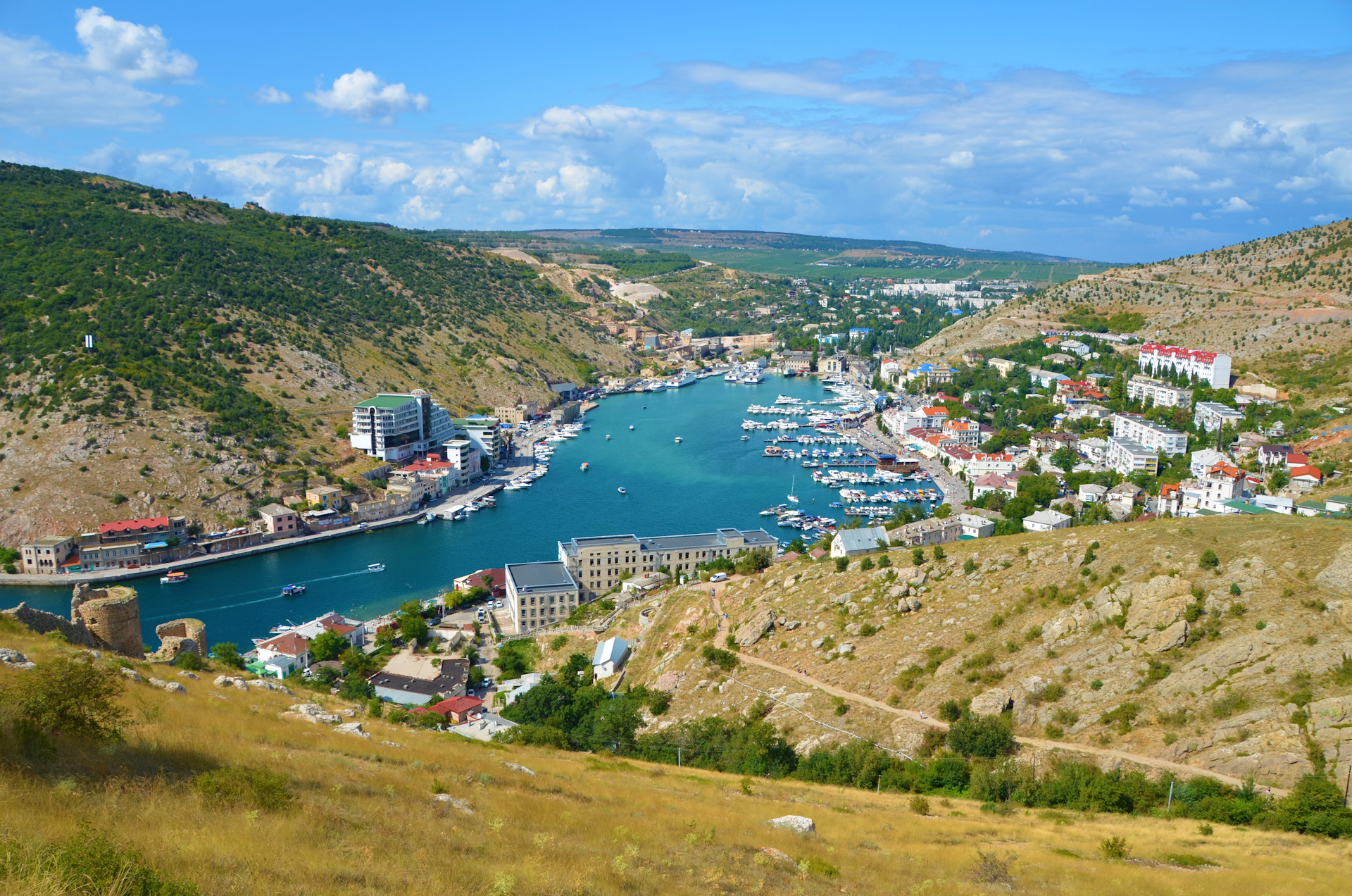 Балаклавская бухта вид с моря