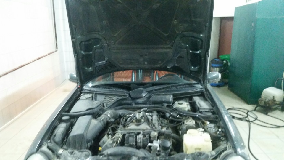 Наводим марофет под капотом — Mercedes-Benz E-class (W210), 4,3 л, 2000 ...