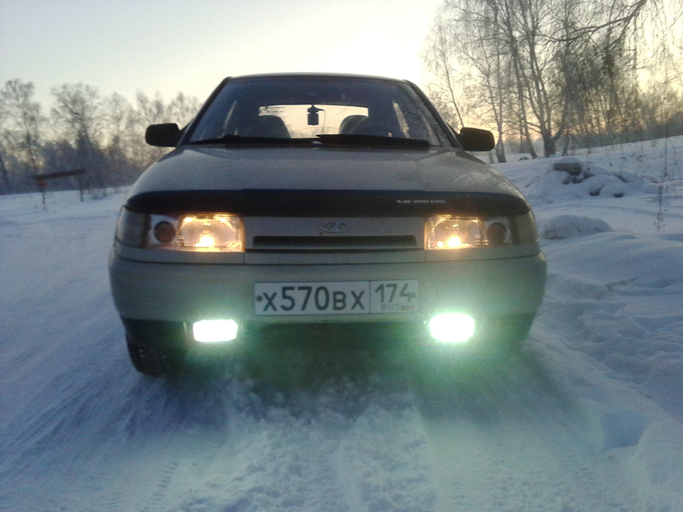 Замена фар Киржач (с линзой) на фары Bosch +Автолампа Philips H1 Vision ...