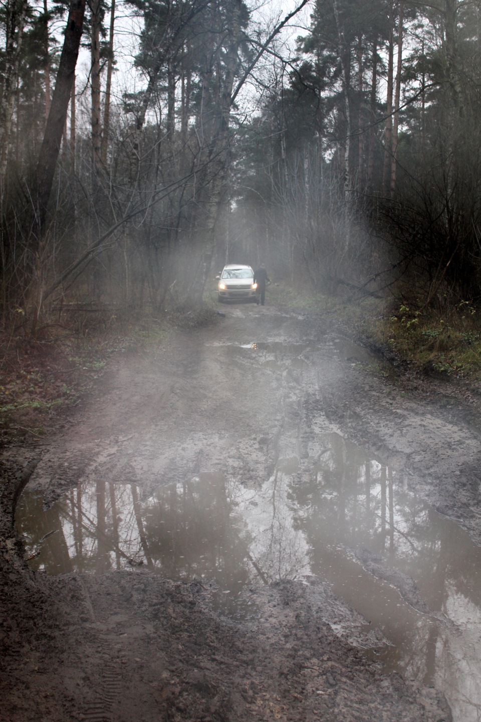 23.11.2013 Выезд на Полигон Бронницы — Volkswagen Tiguan (1G), 1,4 л ...