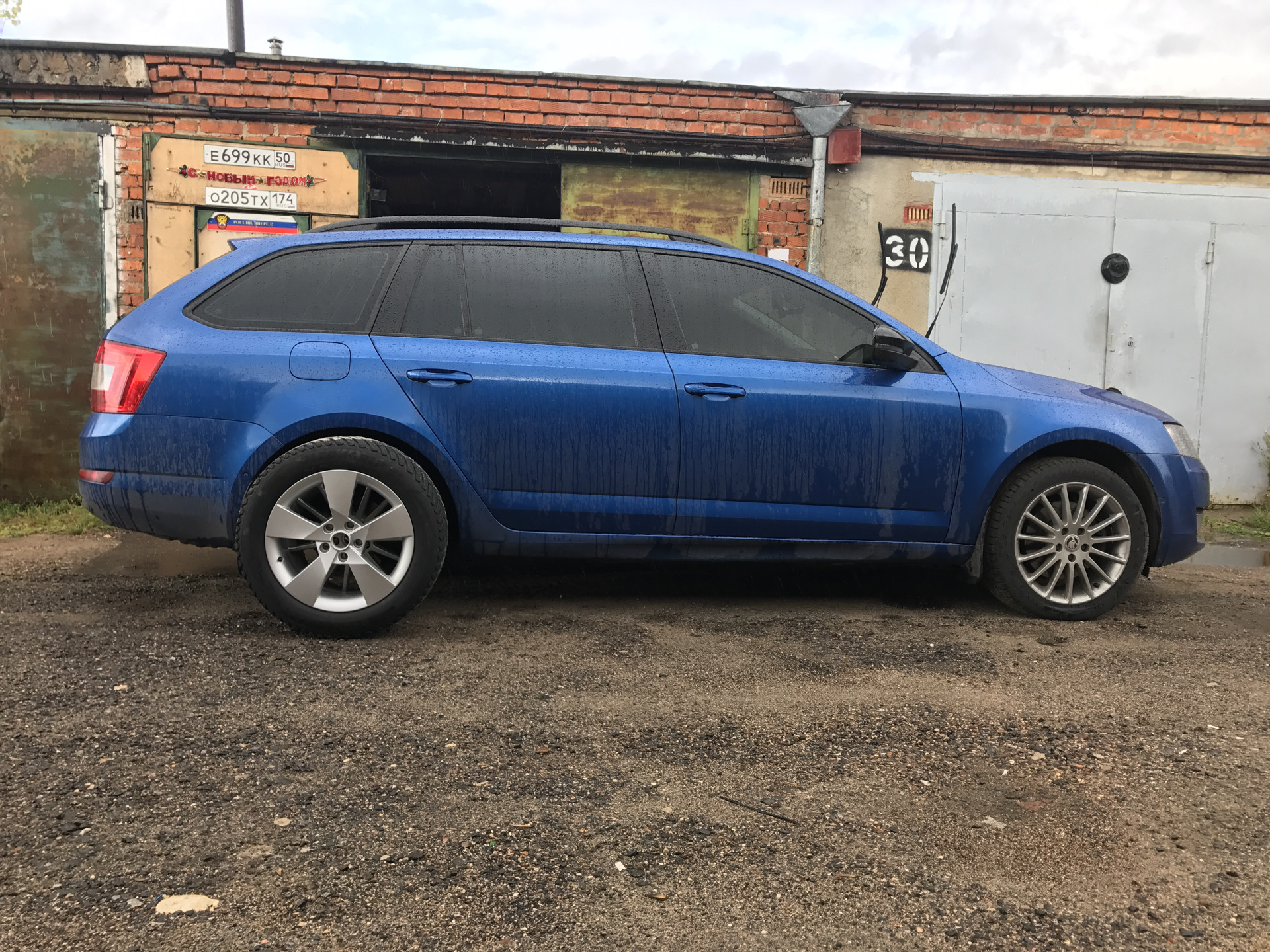 Skoda Octavia a7 зима