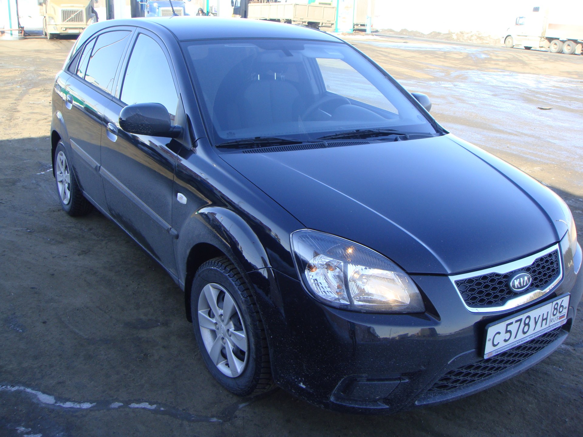 Лениногорск-Уфа и в результате черная Хрюша — KIA Rio 5-door (2G), 1,4 ...