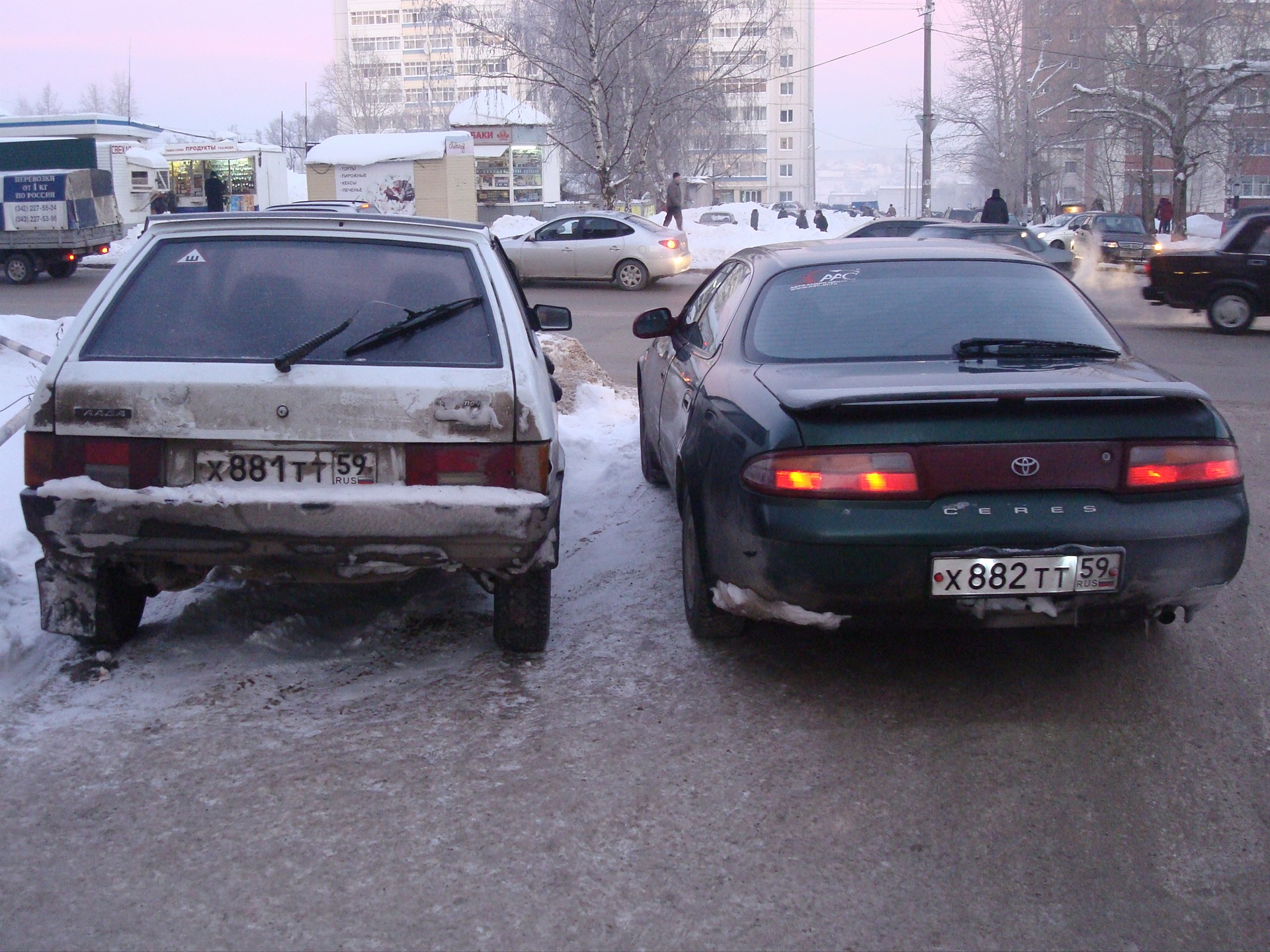 Одинаковый гос.номер(почти)…))) — Toyota Corolla Ceres, 1,5 л, 1994 года |  прикол | DRIVE2