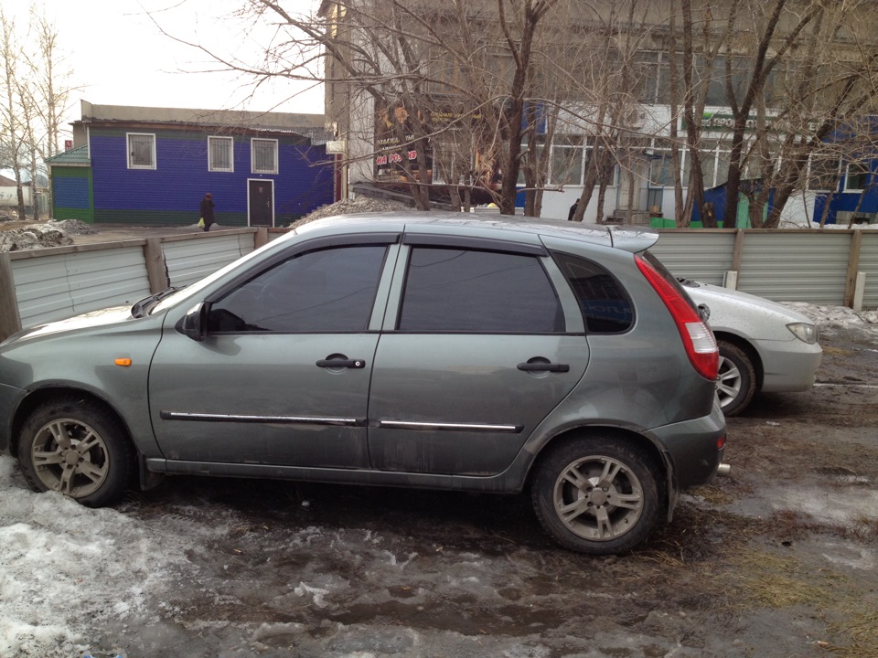 пришло тепло поставил сполер, решотку, и заглушки на туманки — Lada ...