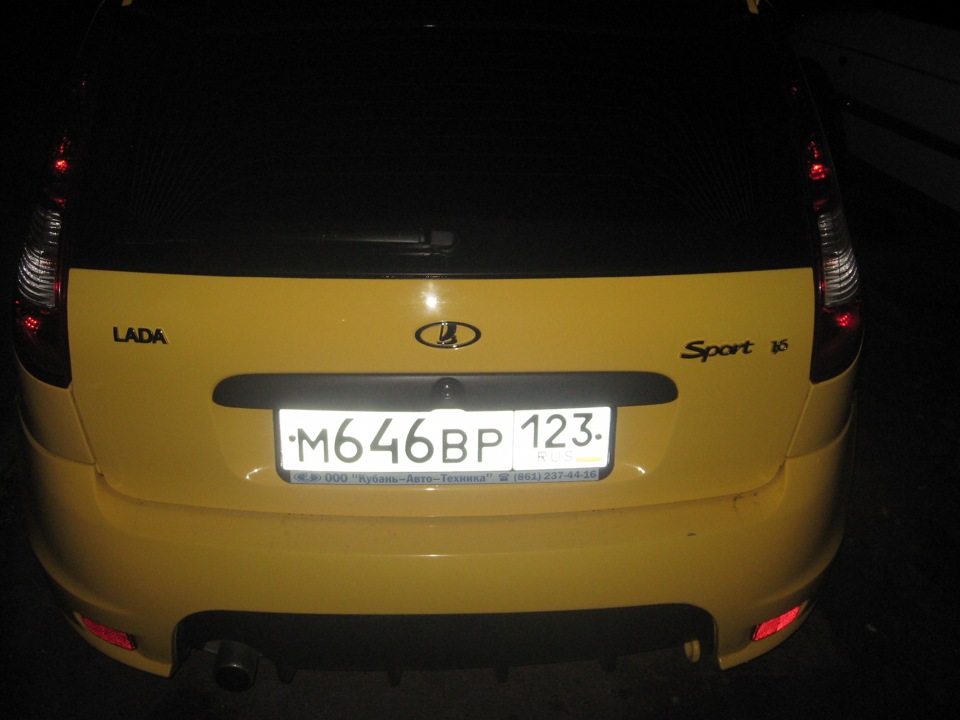 Шильды — Lada Калина Спорт (1G), 1,6 л, 2011 года | стайлинг | DRIVE2