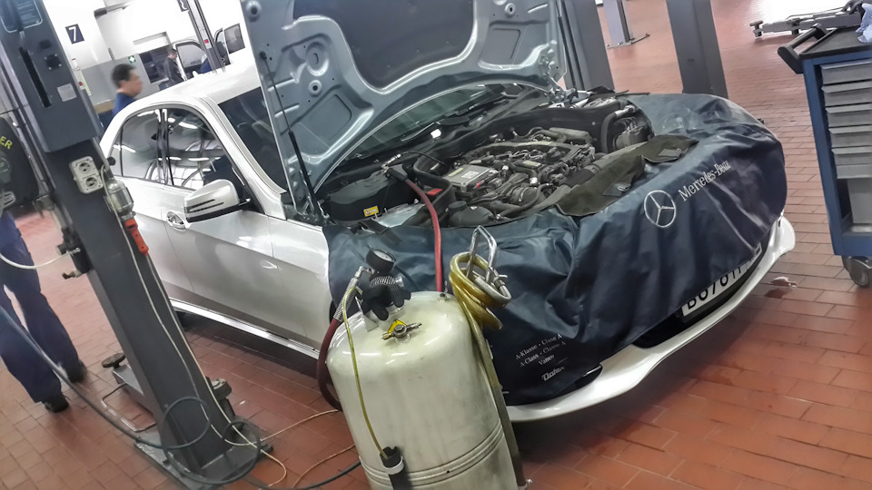 Хе-хе — Mercedes-Benz E-Class (W212), 2,1 л, 2014 года | плановое ТО ...