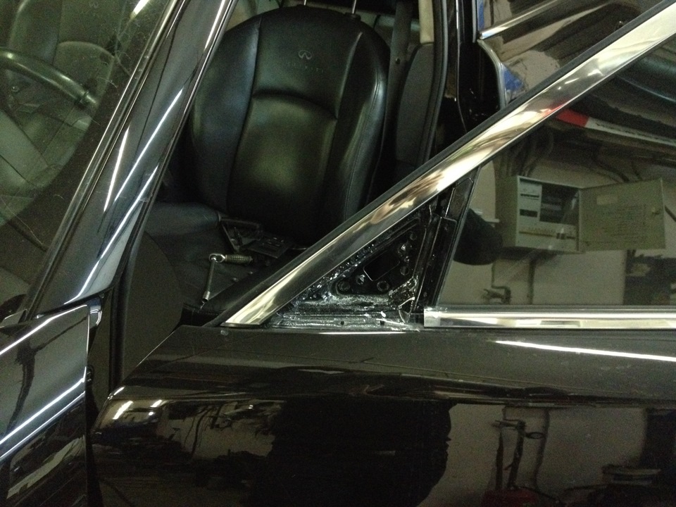 Установка накладок на зеркала с поворотниками — Infiniti FX (1G), 4,5 л ...
