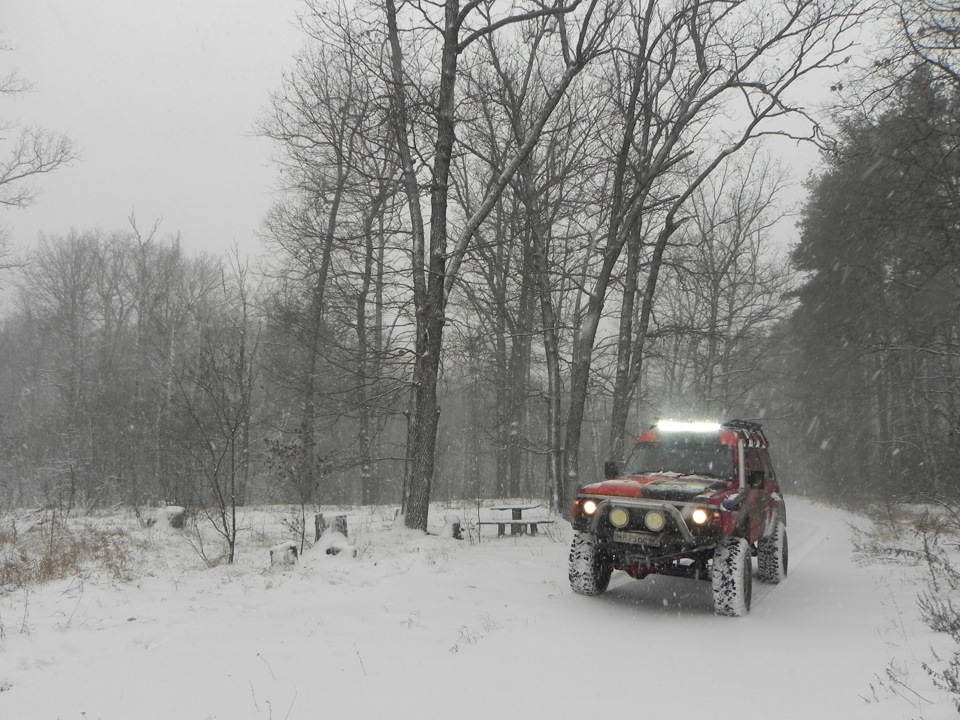 Пришла зима или про самоблок — Nissan Safari (Y60), 4,2 л, 1991 года ...