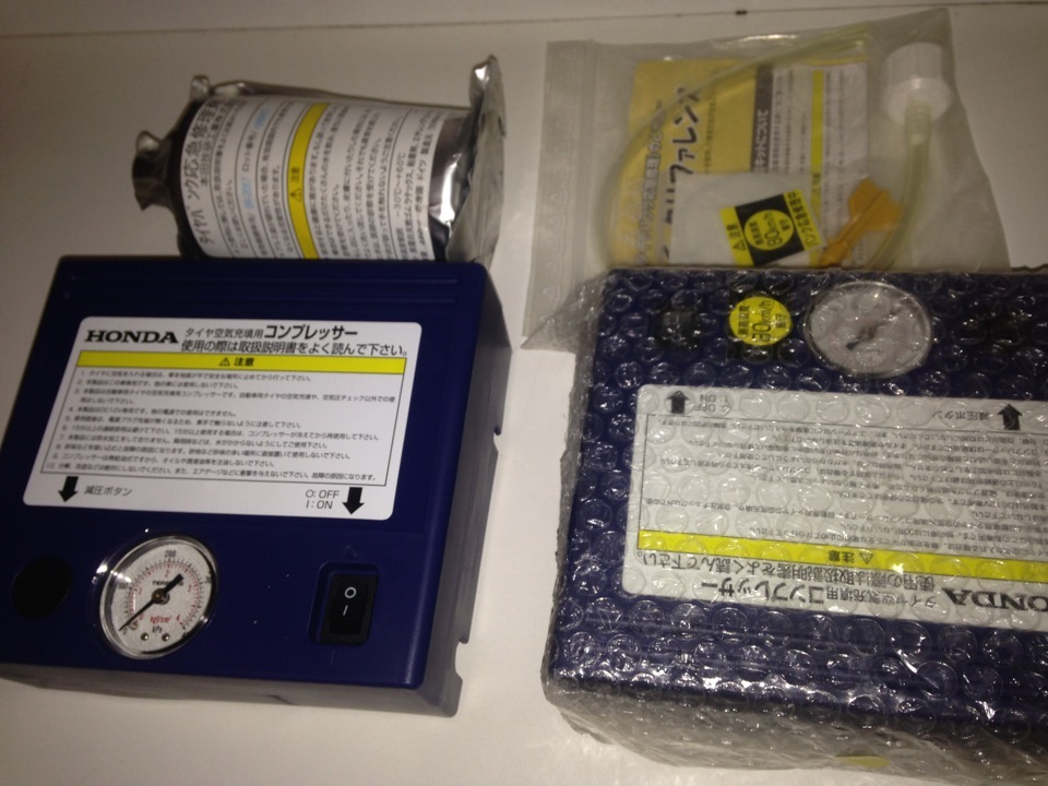 компрессор хонда для автошин с гелем от прокола — Artefa на DRIVE2