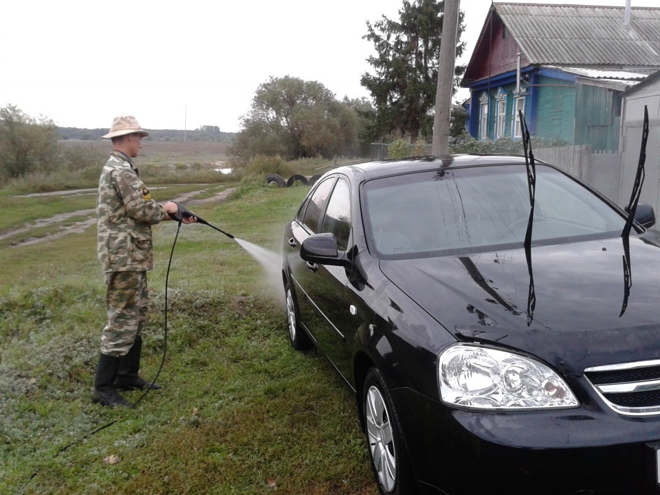 Мойка для машины, немного балуем ))) — Chevrolet Lacetti Sedan, 1,4 л ...