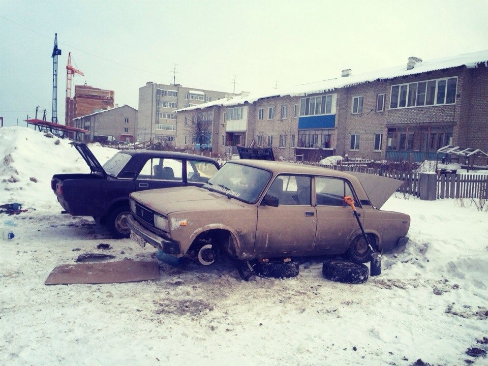 Замена масла и прокачка тормозов. — LADA 2105, 1,3 л., 1985 года ...