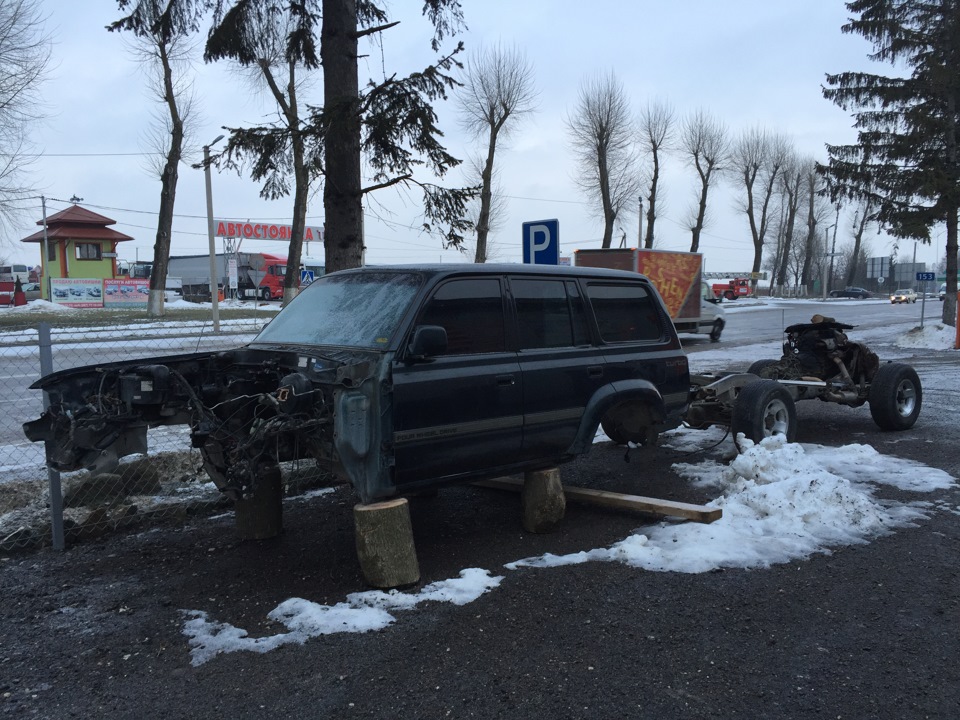 Началась постройка Тойоти… — Toyota Land Cruiser 80, 4,2 л, 1994 года ...