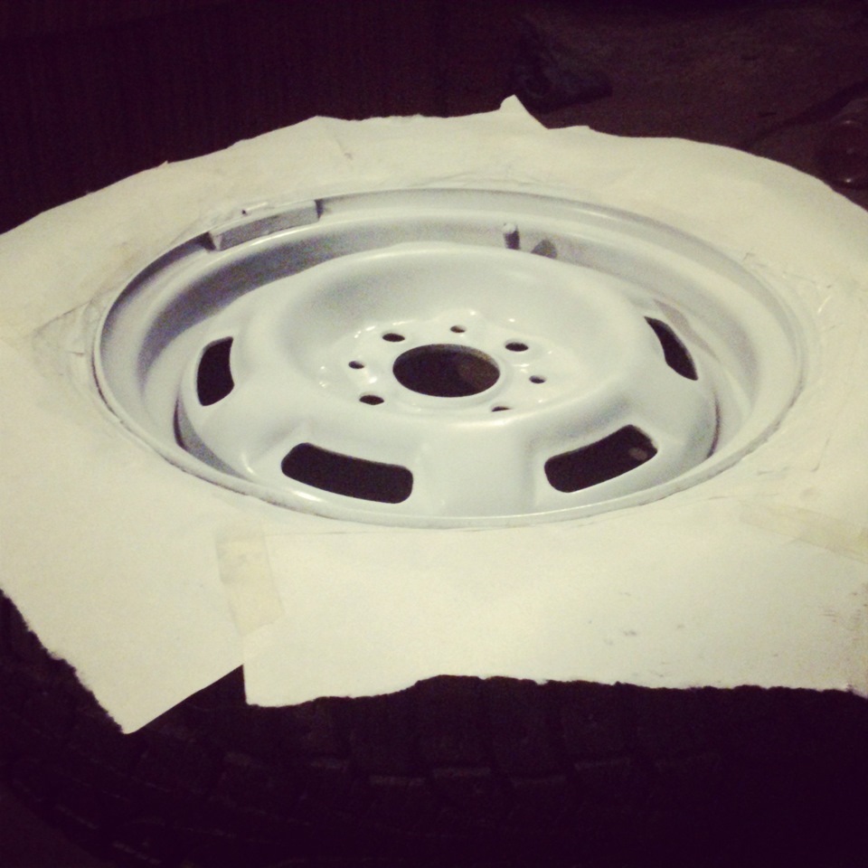 решил покрасить штампы)) — Lada Baltic, 1,2 л, 1996 года | колёсные ...