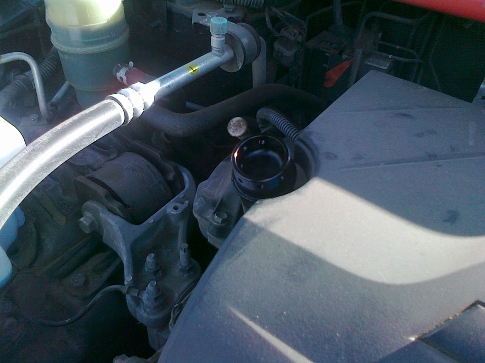 Крышка горловины масла RALLI///ART — Mitsubishi Lancer X, 1,6 л, 2012 ...