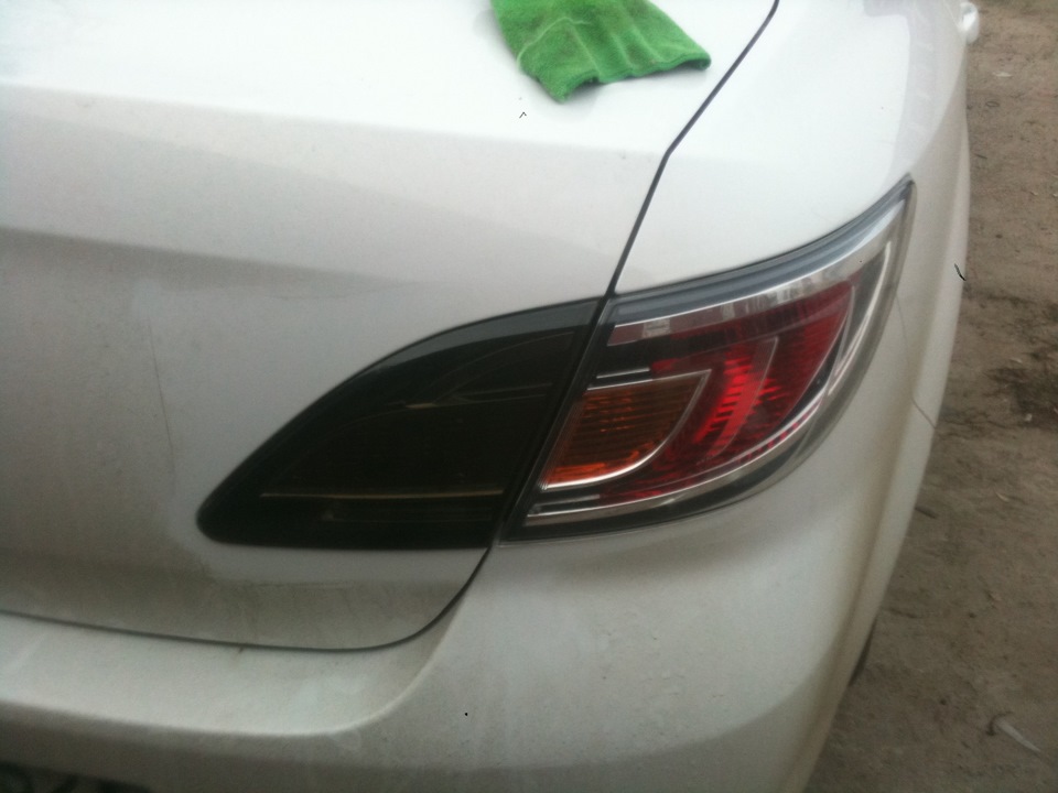 Тонировка задних фонарей. — Mazda 6 (2G) GH, 2 л, 2010 года | стайлинг ...