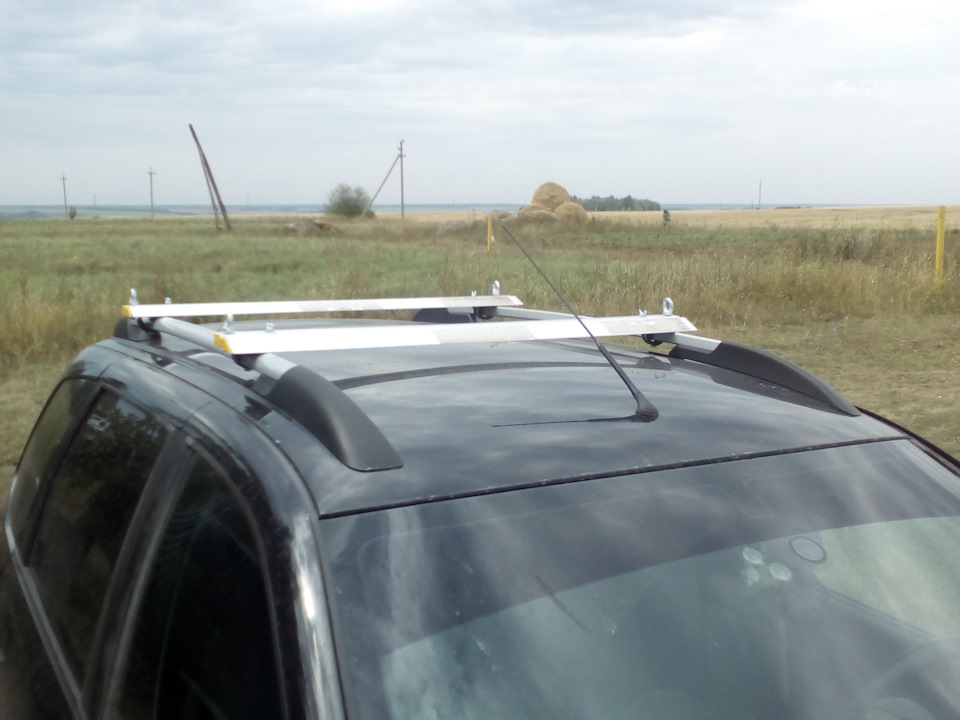 Багажник на крышу — Lada Калина Универсал (2G), 1,6 л, 2013 года ...