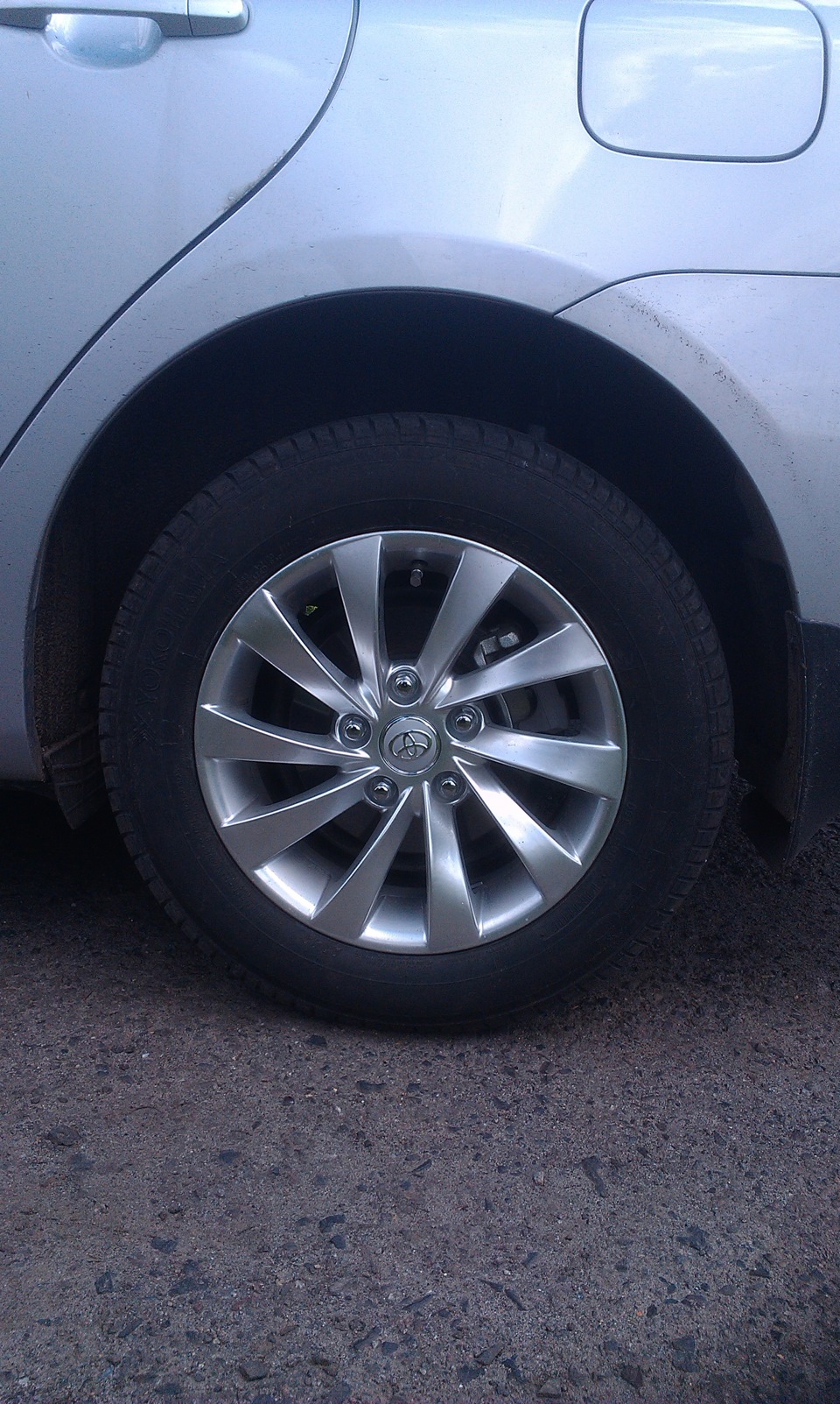 Литые диски Allante 171 — Toyota Corolla (130), 1,3 л, 2012 года ...