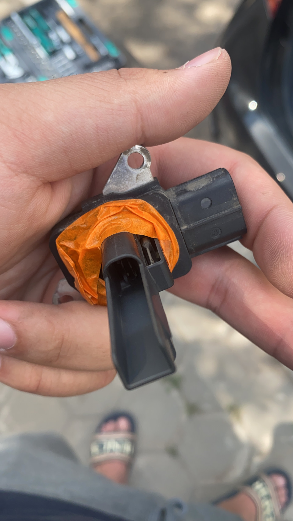 Чистка датчика ДМРВ (МАФ) — Lexus GS (L10), 3,5 л, 2012 года | плановое ...