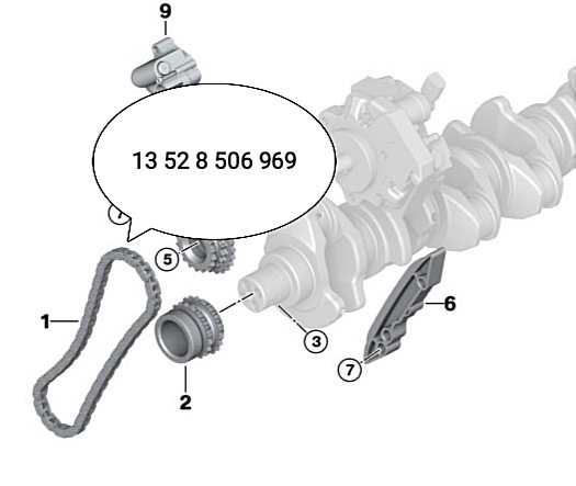Статистика по цепям ГРМ m57, какие цепи лучше? — BMW X5 (E70), 3 л ...