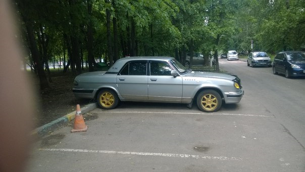 покраска колесных дисков жидкой резиной в золотой металлик — ГАЗ 31105 ...