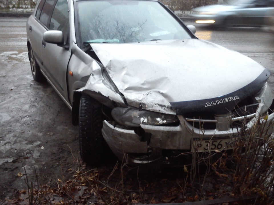 дтп с.ка. — Nissan Almera II (N16), 1,5 л, 2004 года | кузовной ремонт ...