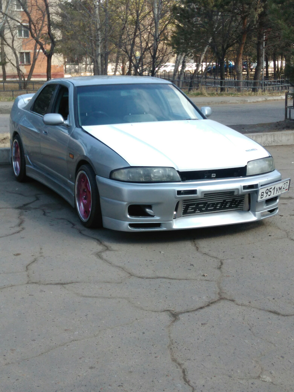 Установка ступиц и баранки D1Spec — Nissan Skyline (R33), 2,5 л, 1994 ...