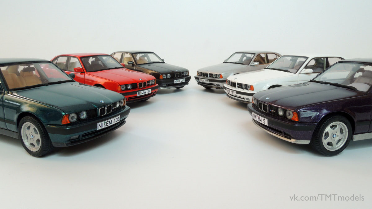 Масштабная модель BMW e34. TMTMODELS. Модель е34