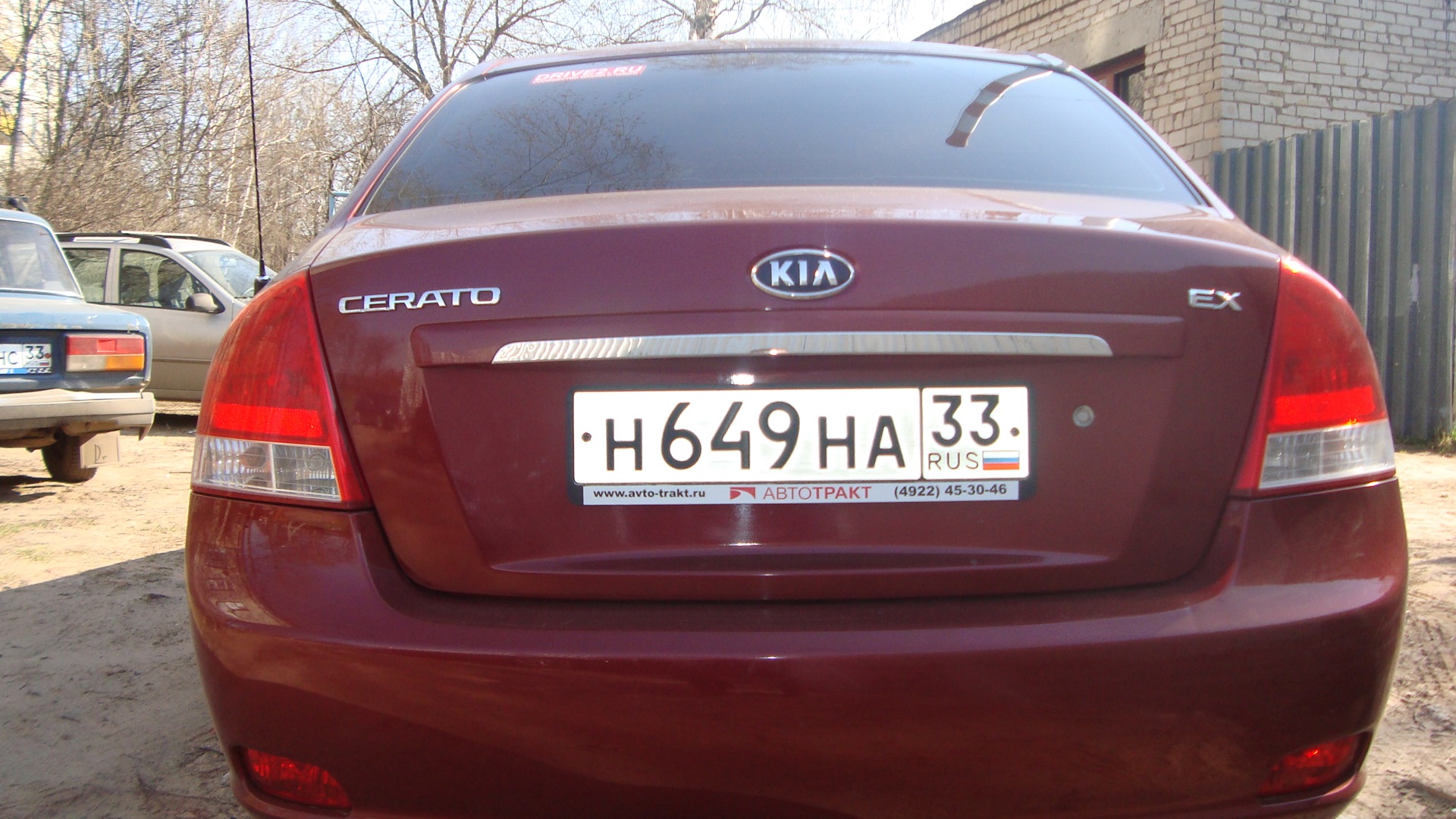 KIA Cerato (1G) 1.6 бензиновый 2007 | 122 сильная СПЕЛАЯ ВИШНЯ на DRIVE2