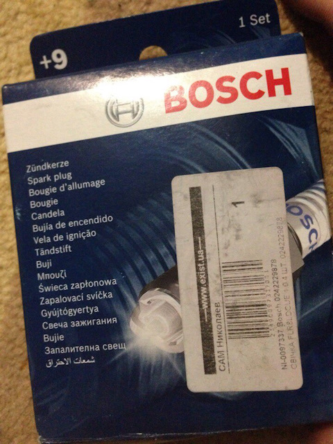 0242229878 Свеча зажигания BOSCH | Запчасти на DRIVE2