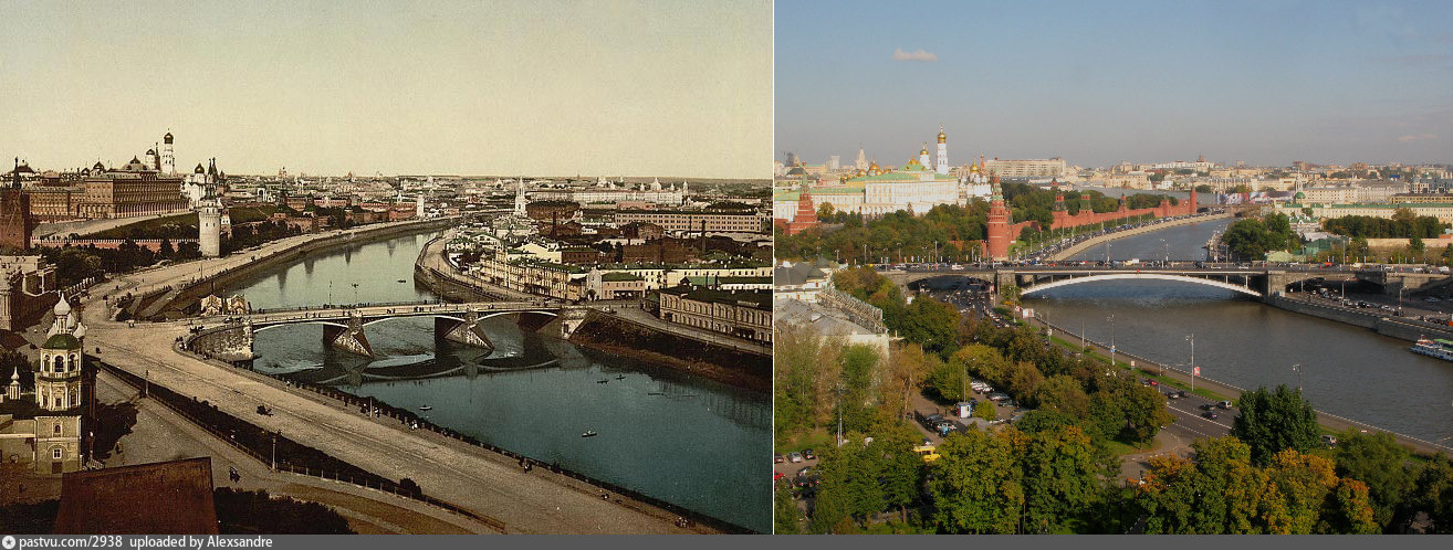 Фото москвы до и после