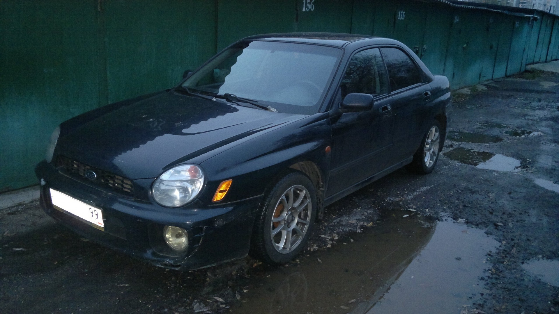 Subaru Impreza (GD, GG) 2.0 бензиновый 2002 | черная вэдовая двушка) на  DRIVE2