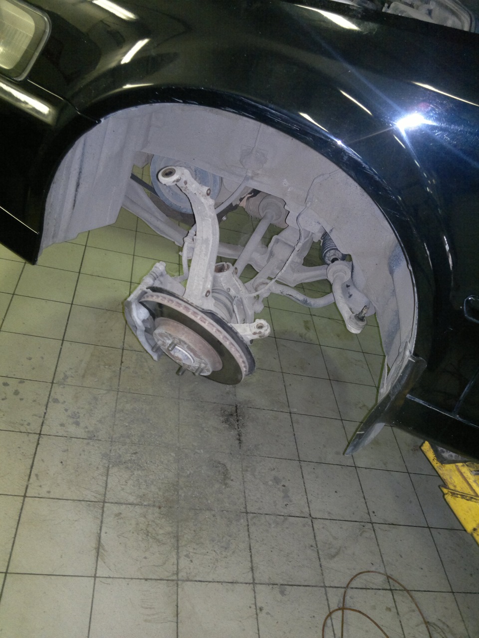 замена верхних шаровых и рулевых тяг — Honda Accord (6G), 2 л, 2000 ...