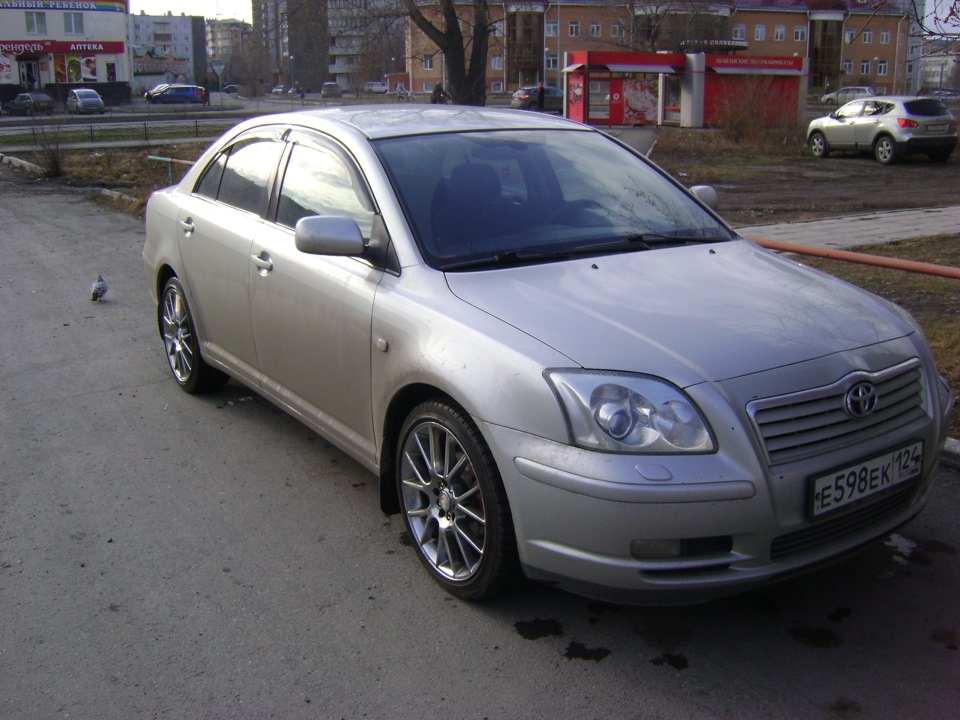 Какие диски на тойота авенсис 2004